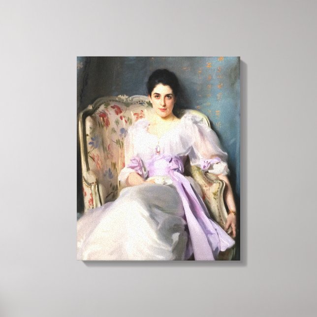 John Singer Sargent Dam Agnew of Lochnaw Canvastryck (Framsida)