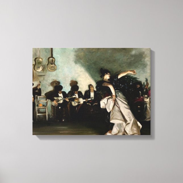 John Singer Sargent- El Jaleo Canvastryck (Framsida)