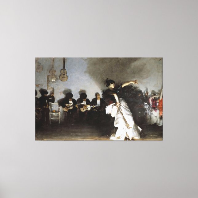 John Singer Sargent - El Jaleo Canvastryck (Framsida)