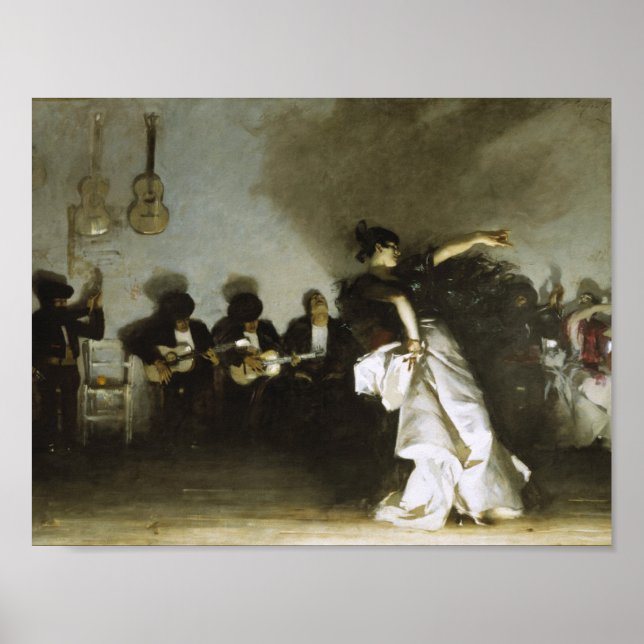 John Singer Sargent - El Jaleo Poster (Framsidan)