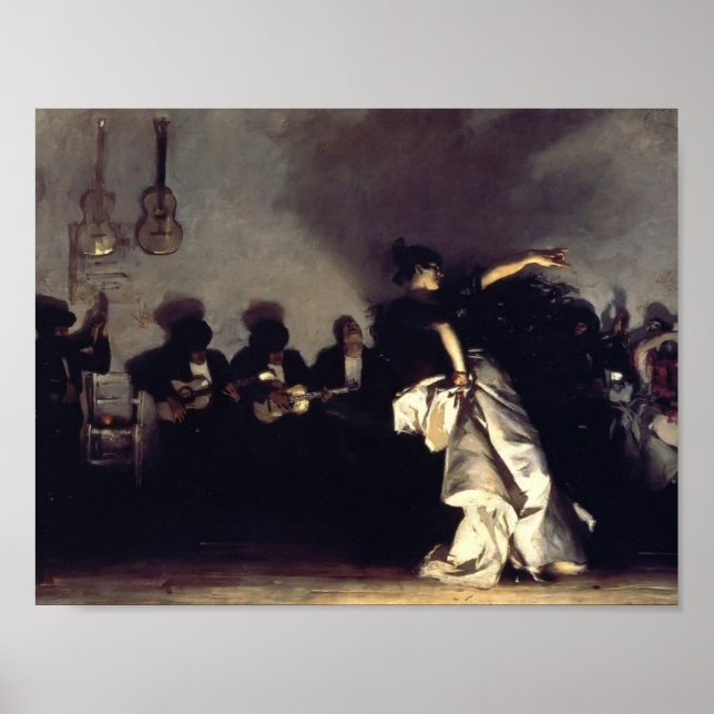 John Singer Sargent- El Jaleo Poster (Framsidan)