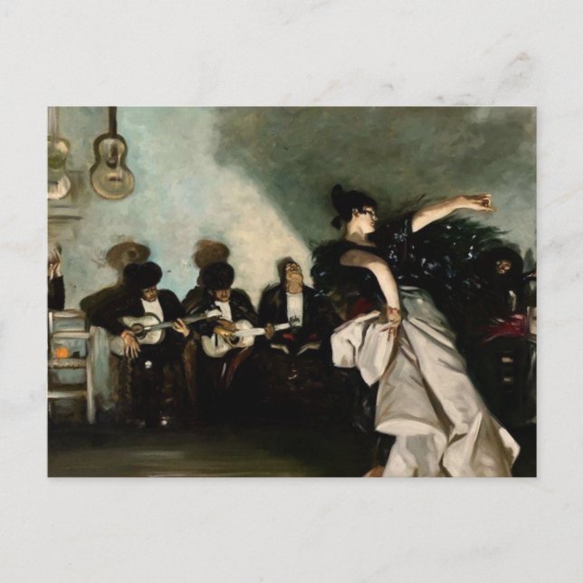 John Singer Sargent- El Jaleo Vykort (Framsida)