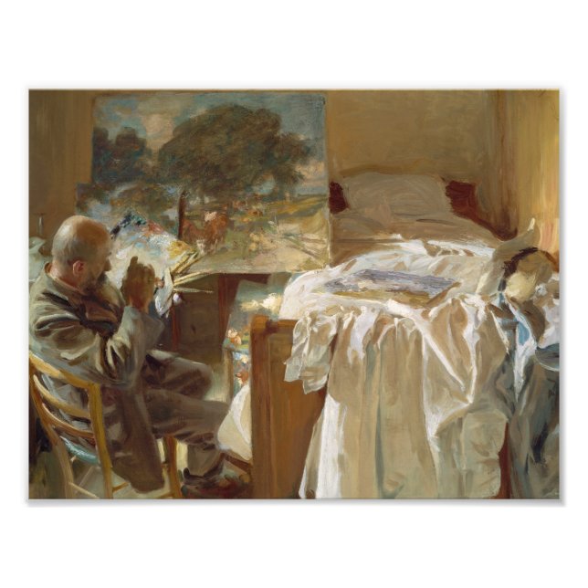 John Singer Sargent - en artist i hans Studio Fototryck (Framsidan)