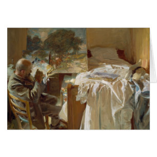 John Singer Sargent - en artist i hans Studio Hälsningskort
