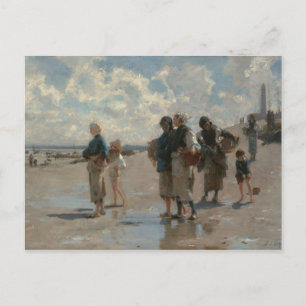 John Singer Sargent - Fiske efter ostron Vykort