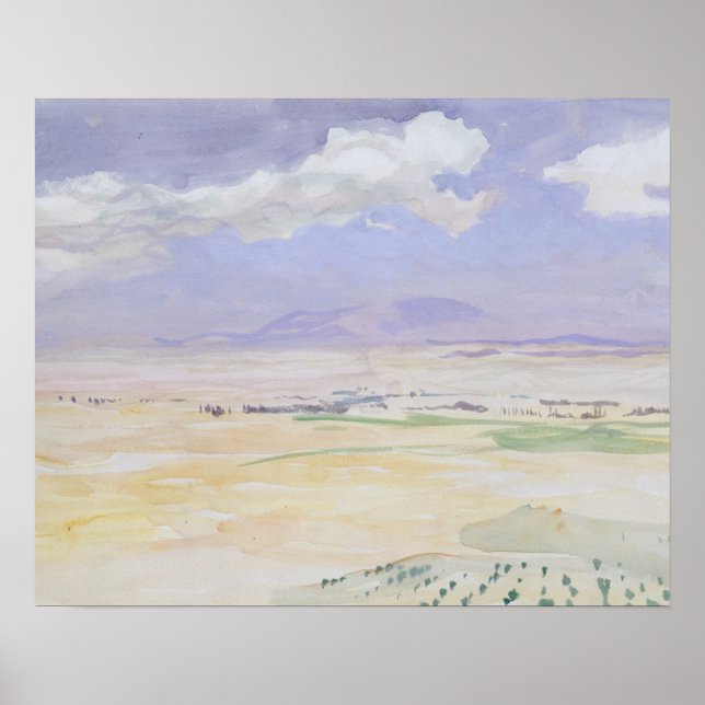 John Singer Sargent - Från Avila Poster (Framsidan)