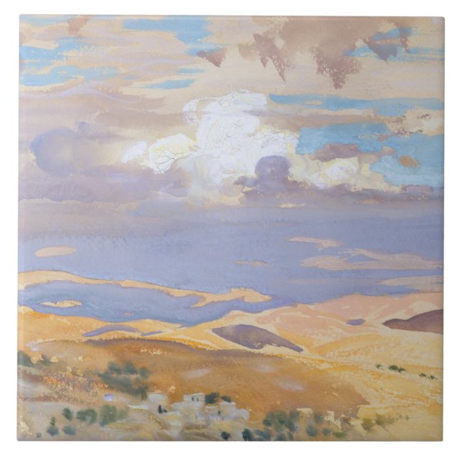 John Singer Sargent - från Jerusalem Kakelplatta (Framsidan)