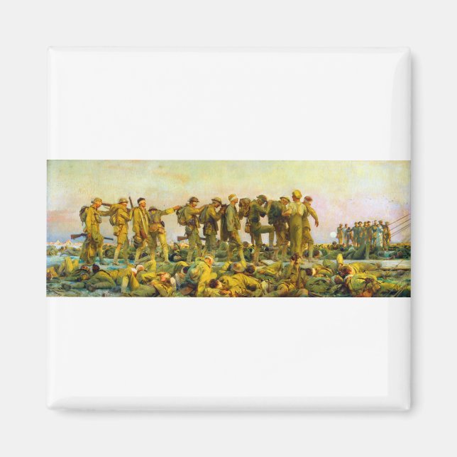 John Singer Sargent Gased Soldiers Magnet (Framsidan)