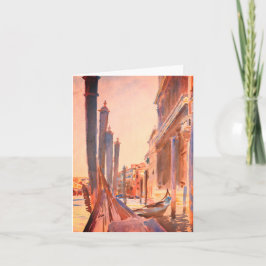 John Singer Sargent Gondola Moorings Venice Kort