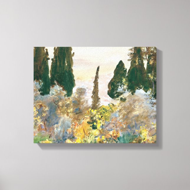 John Singer Sargent - Granada Canvastryck (Framsida)