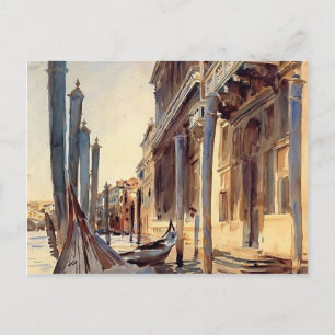 John Singer Sargent- Grand Canal, Venedig Vykort