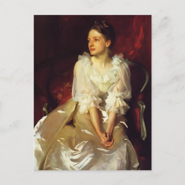 John Singer Sargent- Helen Dunham Vykort (Framsida)