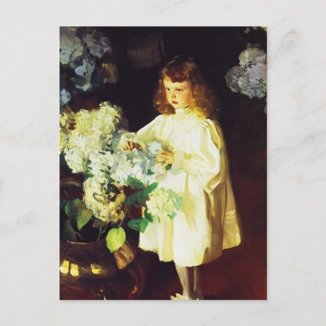 John Singer Sargent- Helen Sears Vykort (Framsida)