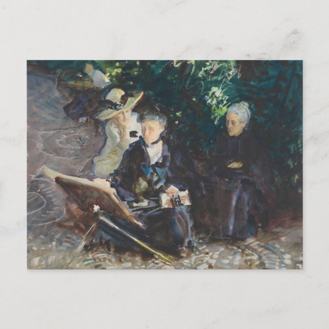 John Singer Sargent - i allmänhet Vykort (Framsida)