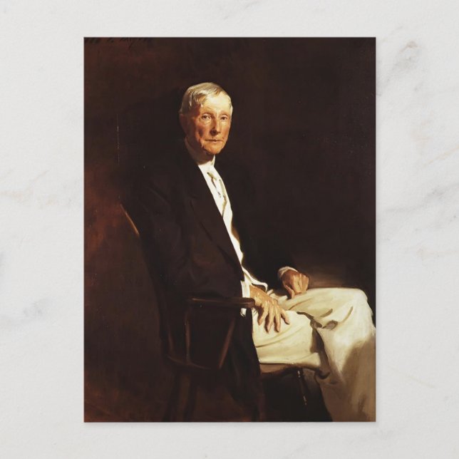 John Singer Sargent- John D. Rockefeller Vykort (Framsida)
