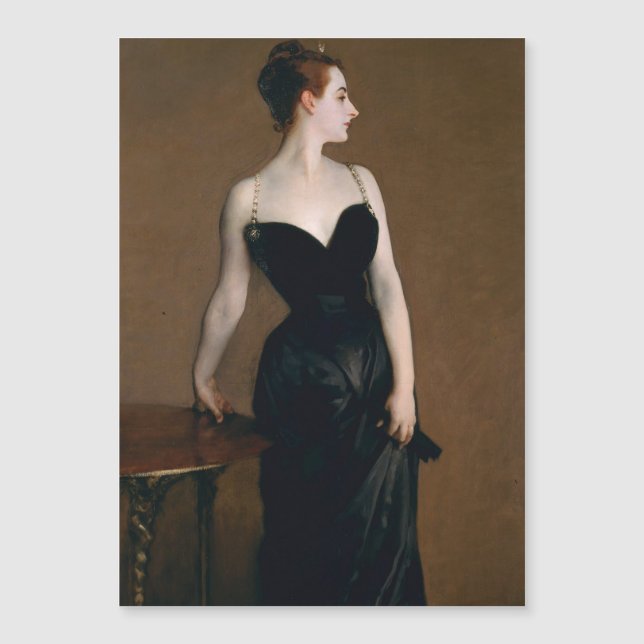 John Singer Sargent Madame X Classic Porträtt (Framsida)