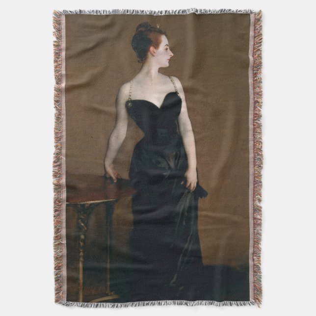 John Singer Sargent Madame X Classic Porträtt Filt (Framsidan Vertikal)