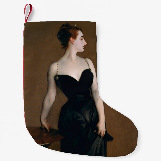 John Singer Sargent Madame X Classic Porträtt Liten Julstrumpa (Framsidan)