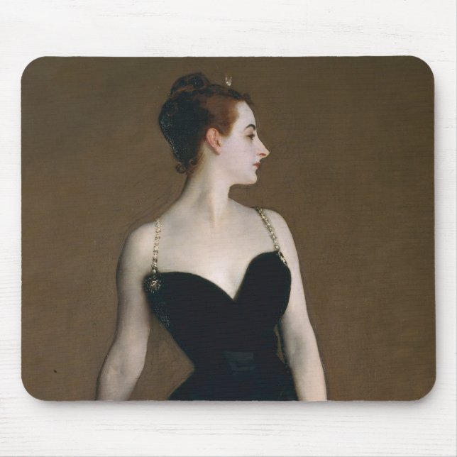 John Singer Sargent Madame X Classic Porträtt Musmatta (Framsidan)