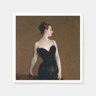 John Singer Sargent Madame X Classic Porträtt Pappersservett