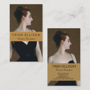 John Singer Sargent Madame X Classic Porträtt Visitkort