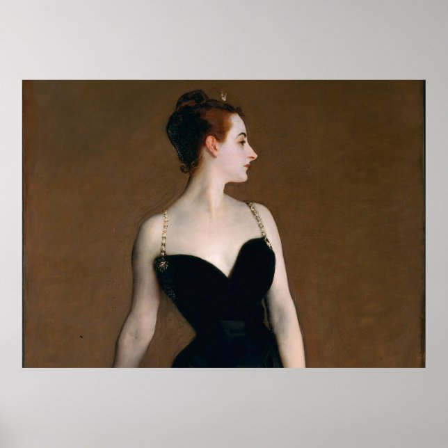 John Singer Sargent Madame X-konstmålning Poster (Framsidan)