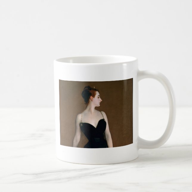 John Singer Sargent Madame X Porträtt Moody Kaffemugg (Höger)
