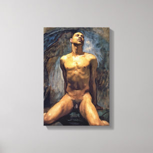 John Singer Sargent - Male Study Canvastryck