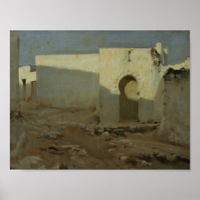 John Singer Sargent - Moorish Byggnad in Poster (Framsidan)