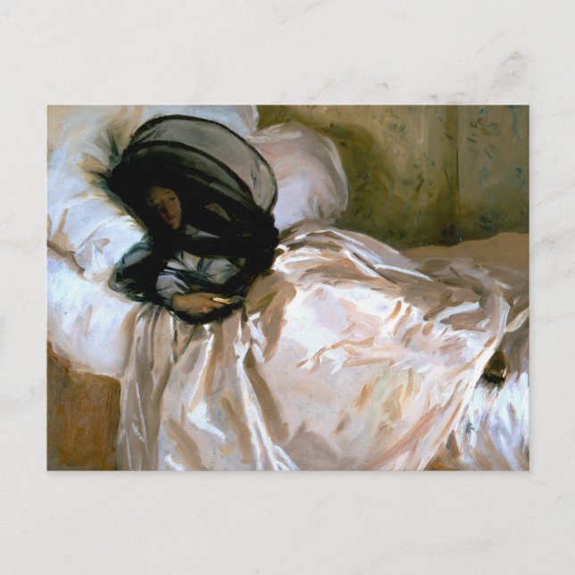 John Singer Sargent - Mosquito Net Vykort (Framsida)