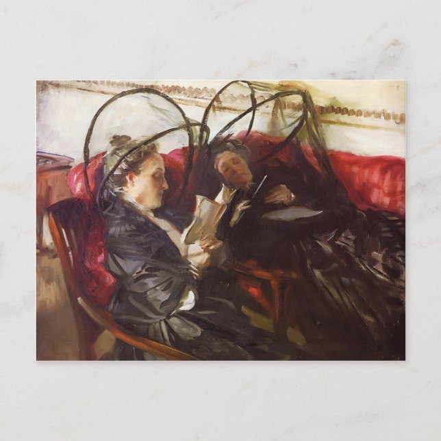 John Singer Sargent- Mosquito Nets Vykort (Framsida)