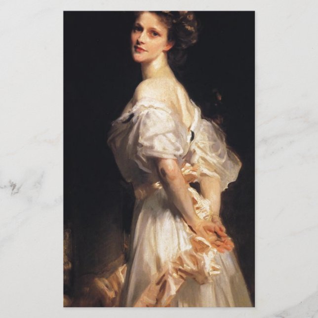 John Singer Sargent - Nancy Astor - Fine Art (Framsida)