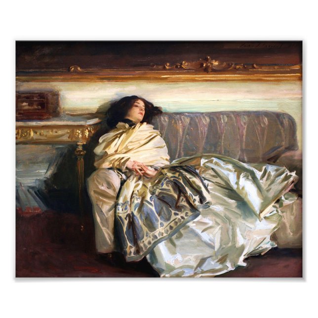John Singer Sargent Nonchaloir Print Fototryck (Framsidan)