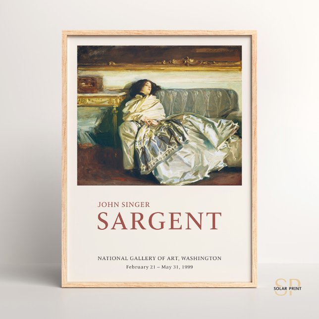 John Singer Sargent Nonchaloir Repose Painting Art Poster (Skapare uppladdad)