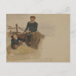 John Singer Sargent - Oscar och Bobino på Fish Vykort