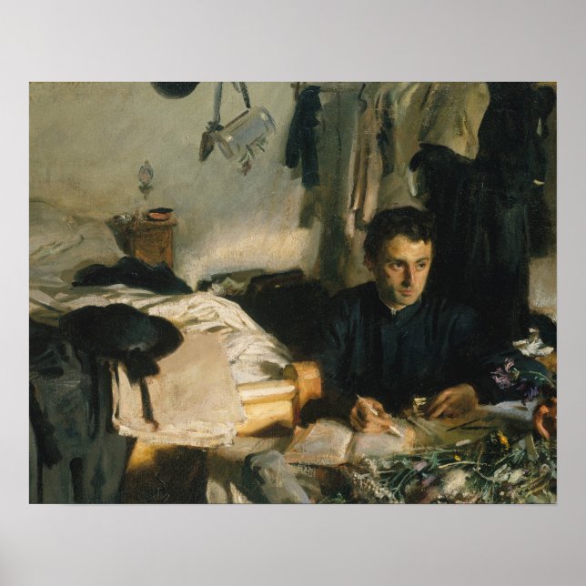 John Singer Sargent - Padre Sebastiano Poster (Framsidan)