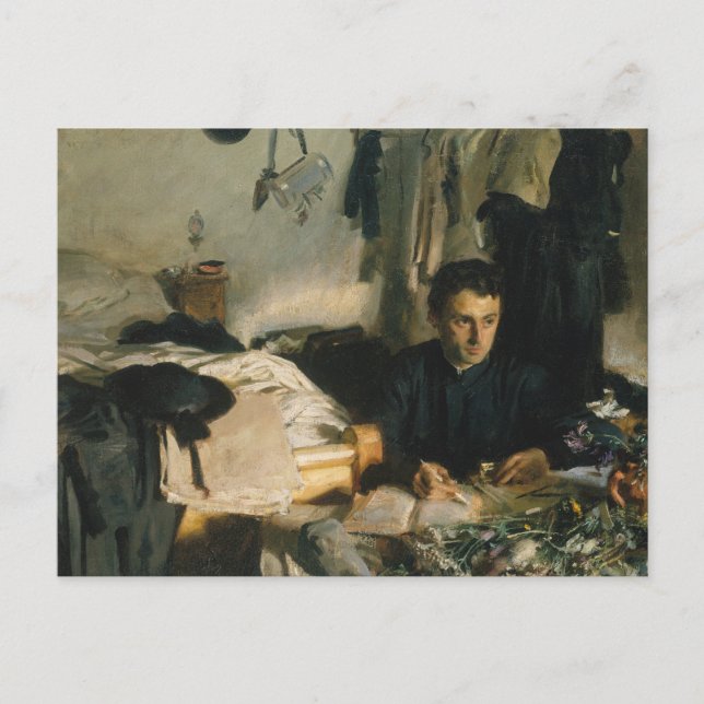 John Singer Sargent - Padre Sebastiano Vykort (Framsida)
