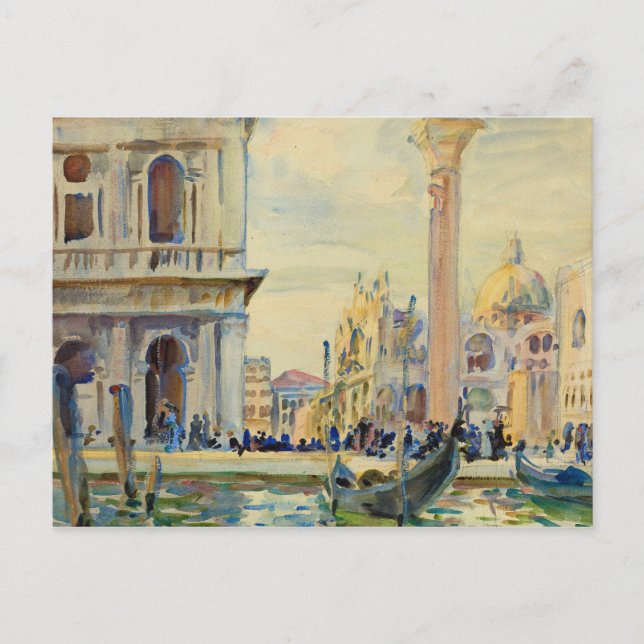 John Singer Sargent - Piazzetta Vykort (Framsida)