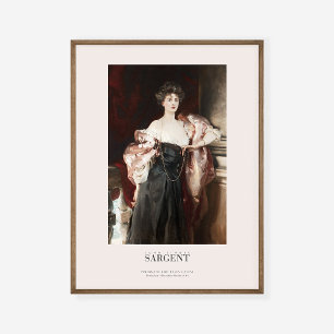 John Singer Sargent Porträtt från Dam Helen Vincen Poster