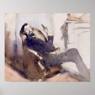John Singer Sargent - Porträtt of Paul-Cesar Helle Poster