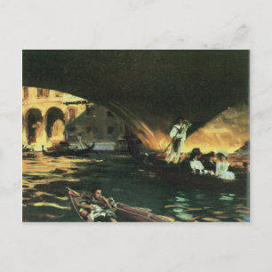 John Singer Sargent - Rialto Vykort