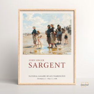 John Singer Sargent satte sig ut för att måla fisk Poster
