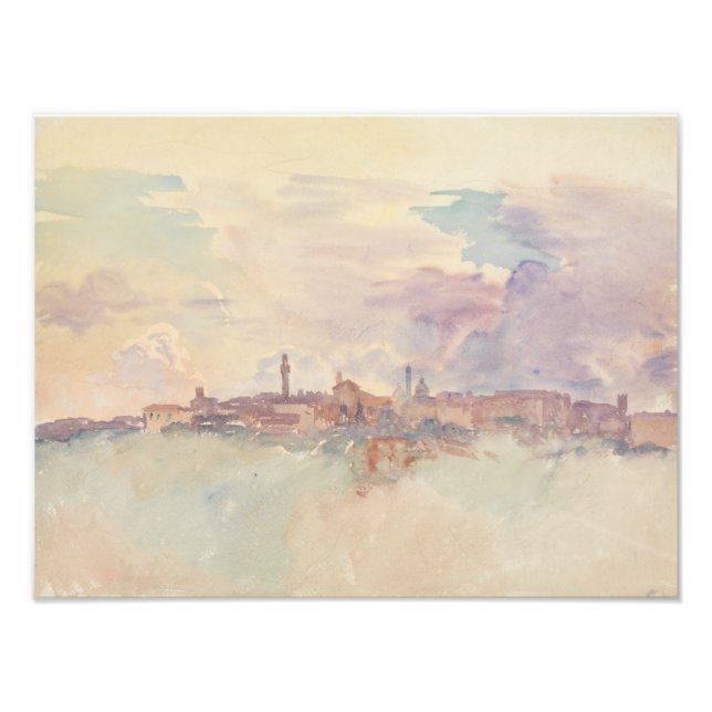 John Singer Sargent - Siena Fototryck (Framsidan)