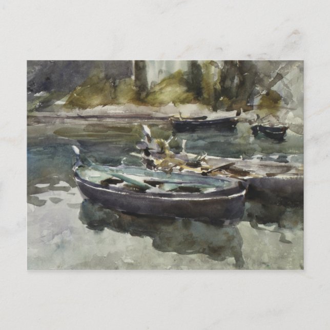 John Singer Sargent - Small Boats Vykort (Framsida)
