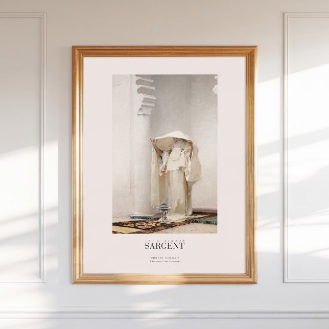 John Singer Sargent Smoke of Ambergris Art Print Poster (Skapare uppladdad)