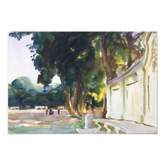 John Singer Sargent - Spain Midday, Aranjuez Fototryck (Framsidan)