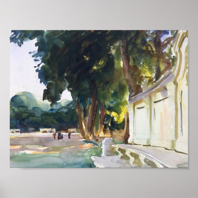 John Singer Sargent - Spain Midday, Aranjuez Poster (Framsidan)