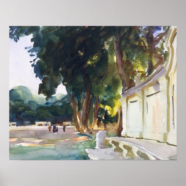 John Singer Sargent - Spain Midday, Aranjuez Poster (Framsidan)