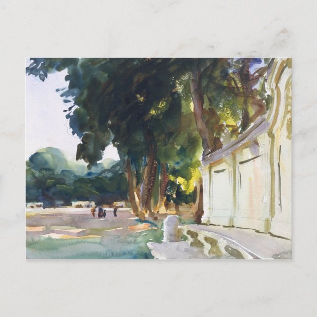 John Singer Sargent - Spain Midday, Aranjuez Vykort (Framsida)