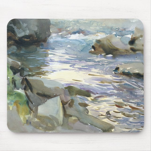 John Singer Sargent - Stream och Sten Musmatta (Framsidan)